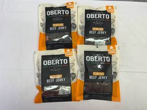 lot 82 image: II. 4x 3.25oz Oberto Beef Jerky-Teriyaki