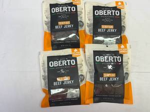 lot 83 image: II. 4x 3.25oz Oberto Beef Jerky-Teriyaki