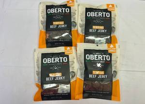 lot 84 image: II. 4x 3.25oz Oberto Beef Jerky-Teriyaki