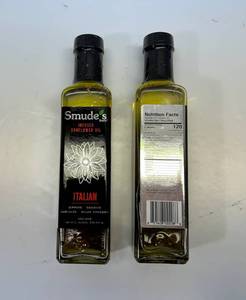 lot 265 image: OO. 2x 8oz Smudes Infused Sunflower Oil-Italian