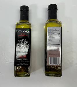 lot 267 image: OO. 2x 8oz Smudes Infused Sunflower Oil-Italian