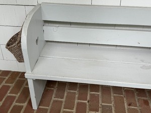 lot 25A image: Cute Wooden Decorative Bench