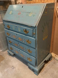 lot 57 image: Pretty Vintage Drop Front Desk