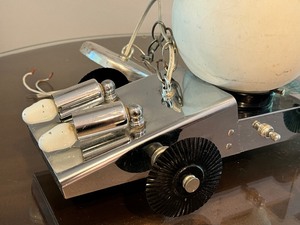 lot 8A image: Vintage Racing Car Hanging Light Fixture