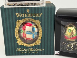 lot 68 image: Waterford Holiday Heirlooms Killeen Ball Ornament and More
