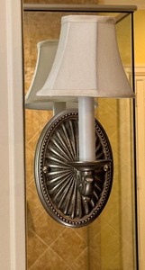 lot 41 image: Two Pairs of Decorative Light Wall Sconces