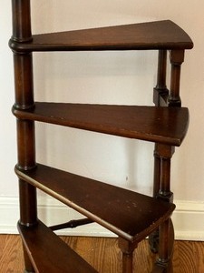 lot 4 image: Vintage Decorative Library Stairs