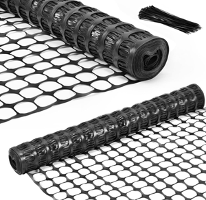 lot 322 image: Plastic Garden Fence Animal Barrier Ohuhu 4x50 FT7.5LBs Heavy Duty Reusable Netting Safety Fences Roll