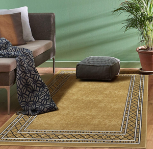 lot 337 image: Antep Rugs Alfombras Modern Bordered 5x7 Non-Skid (Non-Slip)