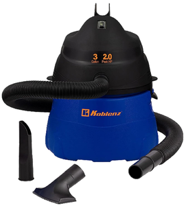 lot 84 image: Koblenz WD-353L Portable Wet-Dry Vacuum, 3 Gallon 2.0 HP