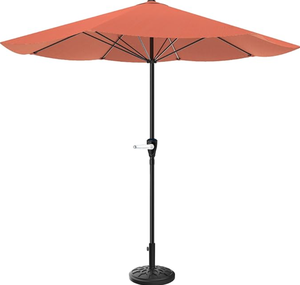lot 103 image: Pure Garden Outdoor Patio Umbrella Orange