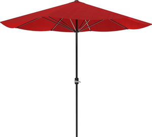 lot 107 image: Pure Garden Outdoor Patio Umbrella Red