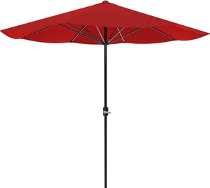 lot 108 image: Pure Garden Outdoor Patio Umbrella Red