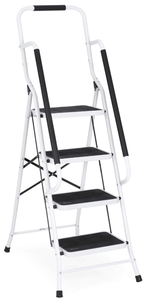 lot 118 image: Best Choice Products 4- Step Ladder, Folding Portable Step Stool wPadded Hand Grips