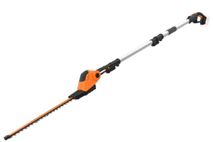lot 127 image: Worx WG252.9 20 V Cordless Hedge Trimmer, Reach Up to 12, Extended Pole