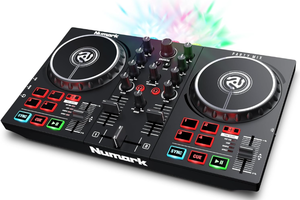 lot 273 image: Numark Party Mix II - DJ Controller with Party Lights DJ Set