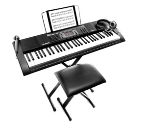 lot 283 image: Alesis Talent 61-Key Portable Keyboard