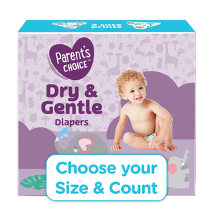 lot 437 image: Size 4 Parents Choice Dry & Gentle Diapers