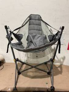 lot 334 image: Ozark Trail Reclining Mesh Hammock Chair, Gray