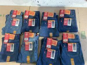 lot 361 image: Lot of 8 Size Youth 7 Levi Jeans