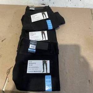 lot 378 image: Lot of 3 Size Mens 32 x 32 Lucky Brand Pants