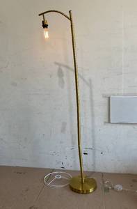 lot 390 image: 5 Gold Floor Lamp