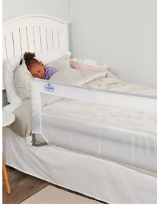 lot 205 image: Regalo Swing Down Bed Rail Guard Easy Setup  Secure Anchor System