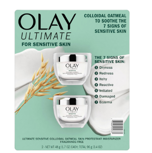 lot 217 image: Olay Ultimate Sensitive Colloidal Oatmeal Skin Protectant Moisturizer Duo