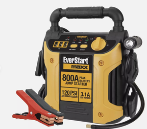 lot 239 image: EverStart Maxx 800 Peak Amp Jump Starter with 120 PSI Compressor,