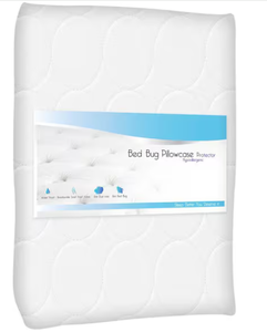 lot 412 image: Cotton Bed Bug and Dust Mite Pillow Protector