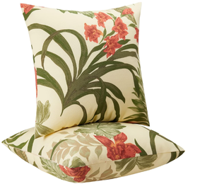 lot 426 image: Patio Pillows Outdoor Waterproof Set of 2 Outdoor Pillows with Inserts