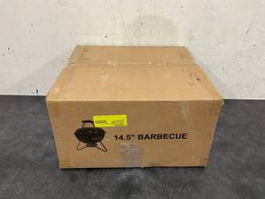 lot 209 image: Steel Portable Charcoal Grill, Outdoor Cooking, Outdoor Kitchen, Patio, Garden, Black