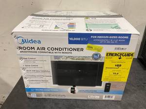 lot 15 image: Midea 10,000 BTU 115V Smart Window Air Conditioner MAW10S1DWBL-T