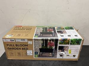 lot 18 image: Keter Durable Resin Raised Garden Bed with Self-Watering and Drainage System