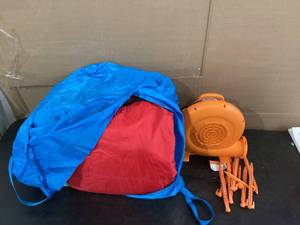 lot 508 image: Play Day Jump N Away Kids Indoor and Outdoor Bouncer with Blower Included