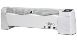 lot 584 image: ptimus 30 Baseboard Convection Digital Display & Thermostat Heater, White