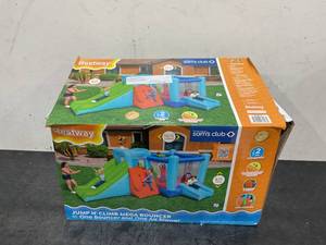 lot 193 image: Bestway Jump n Climb Kids Inflatable Mega Bounce Park