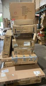 lot 199 image: Wholesale Pallet of Incomplete Furniture