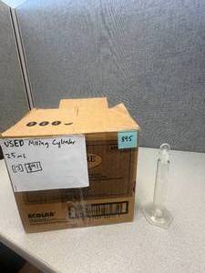 lot 5 image: 13 - Used 25ml Mixing Cylinders