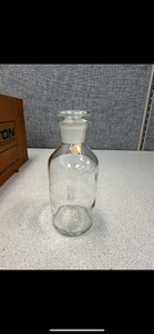 lot 18 image: 4 Boxes of 6 - 250ml Bottles Narrow Mouth Merco Glass With Cap