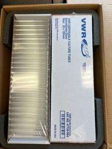 lot 26 image: Approx 500 - VWR Disposable Culture Tubes Size 20 x 150mm Made In USA VERY FRAGILE
