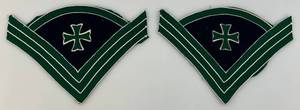 lot 20 image: 1902 Period US Army Medical Corps Hospital Steward Sergeant Chevrons PR Stripes