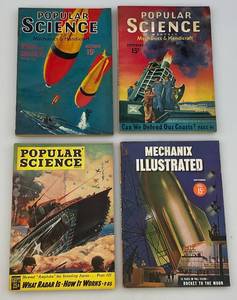 lot 22 image: Vintage 1940s Mechanix Illustrated Magazines