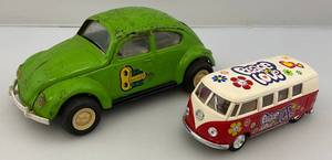 lot 35 image: Vintage Tonka VW BUG & Miniature Diecast VW Van