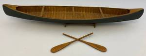 lot 45 image: 27 12 Wooden Canoe Salesman Sample