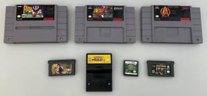 lot 50 image: Misc. Vintage Video Games Including Super Nintendo Including Star Trek & More