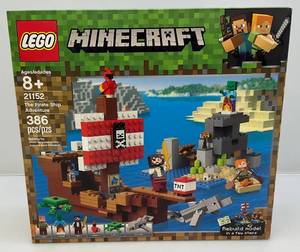 lot 60 image: 2019 LEGO (21152) Minecraft The Pirate Ship Adventure (NIB)