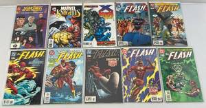 lot 122 image: Misc. Vintage Comics Including FLASH & More (In Protective Sleeeves)