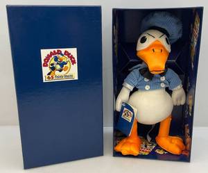 lot 156 image: Vintage Disney Donald Duck 65 Feisty Years Plush Doll (NIB)