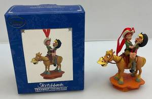 lot 168 image: Vintage DISNEY Sketchbook Legacy Ornament Pecos Bill (NIB)